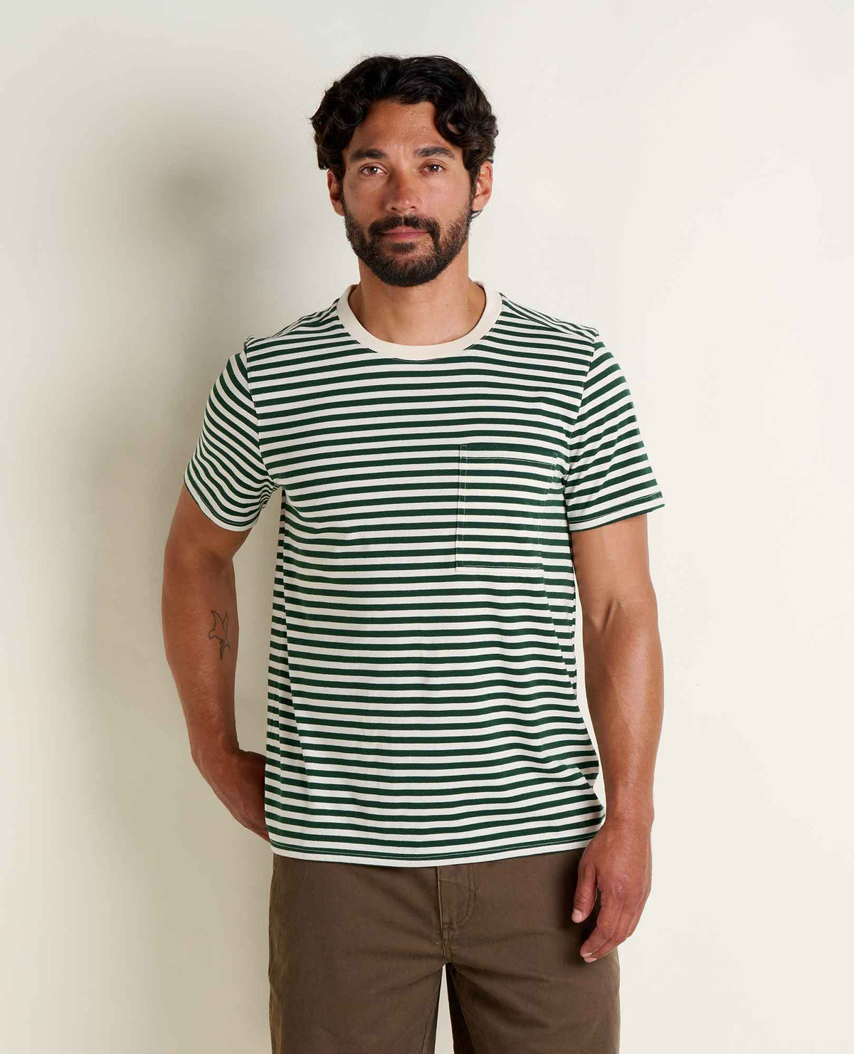 Toad&Co Men's Re-Form Crew Tee - Sustainable Recycled Cotton T-Shirt