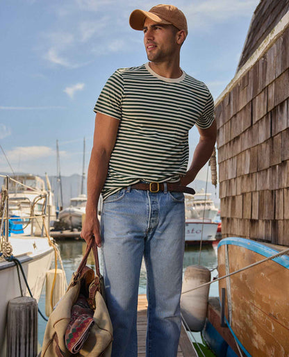 Toad&Co Men's Re-Form Crew Tee - Sustainable Recycled Cotton T-Shirt