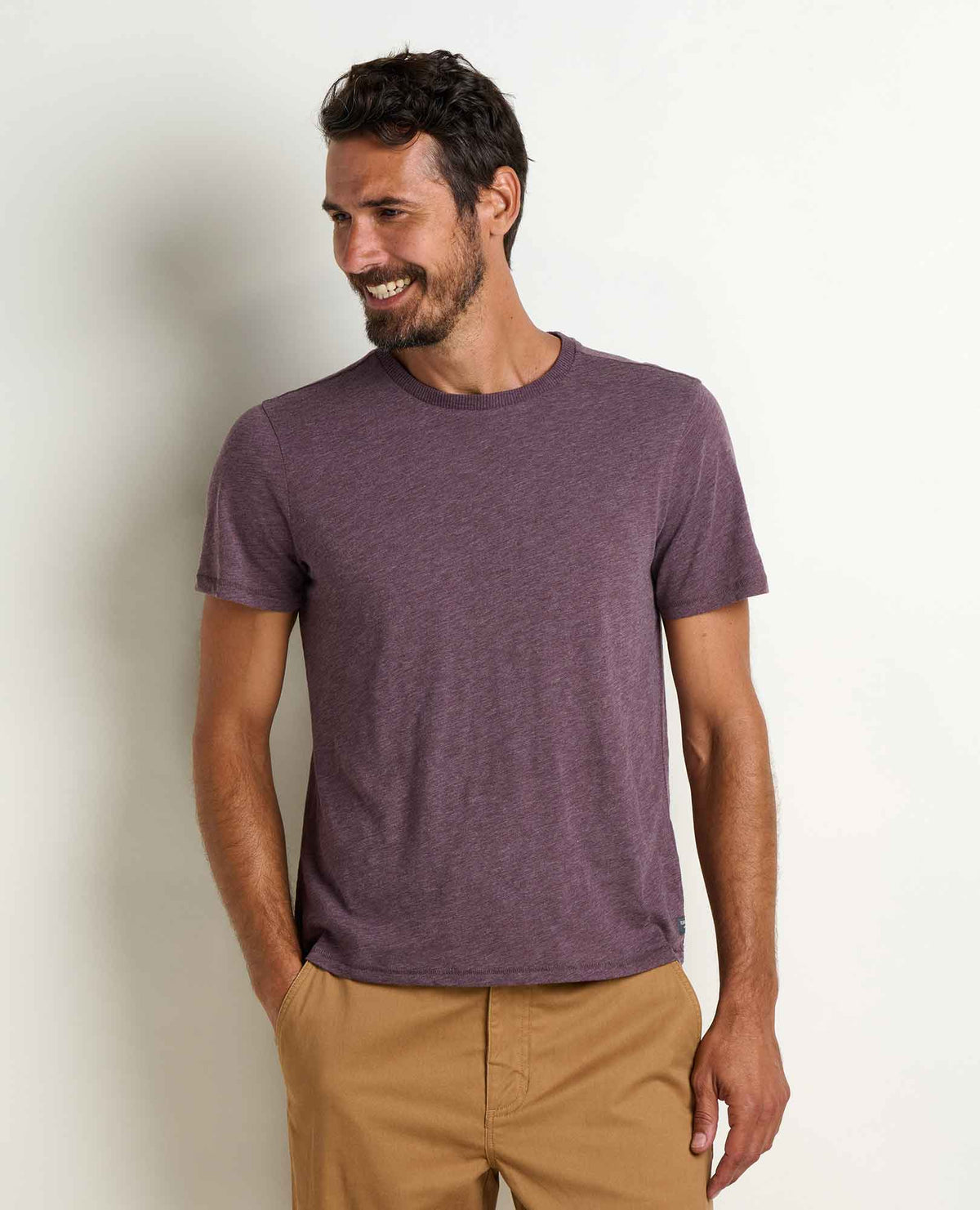 Toad&Co Men's Boundless Jersey Crew - Organic Cotton Moisture-Wicking Tee
