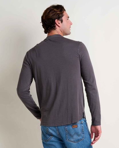 Toad&Co Men's Primo Long Sleeve Henley - Organic Cotton Tee by Toad&Co