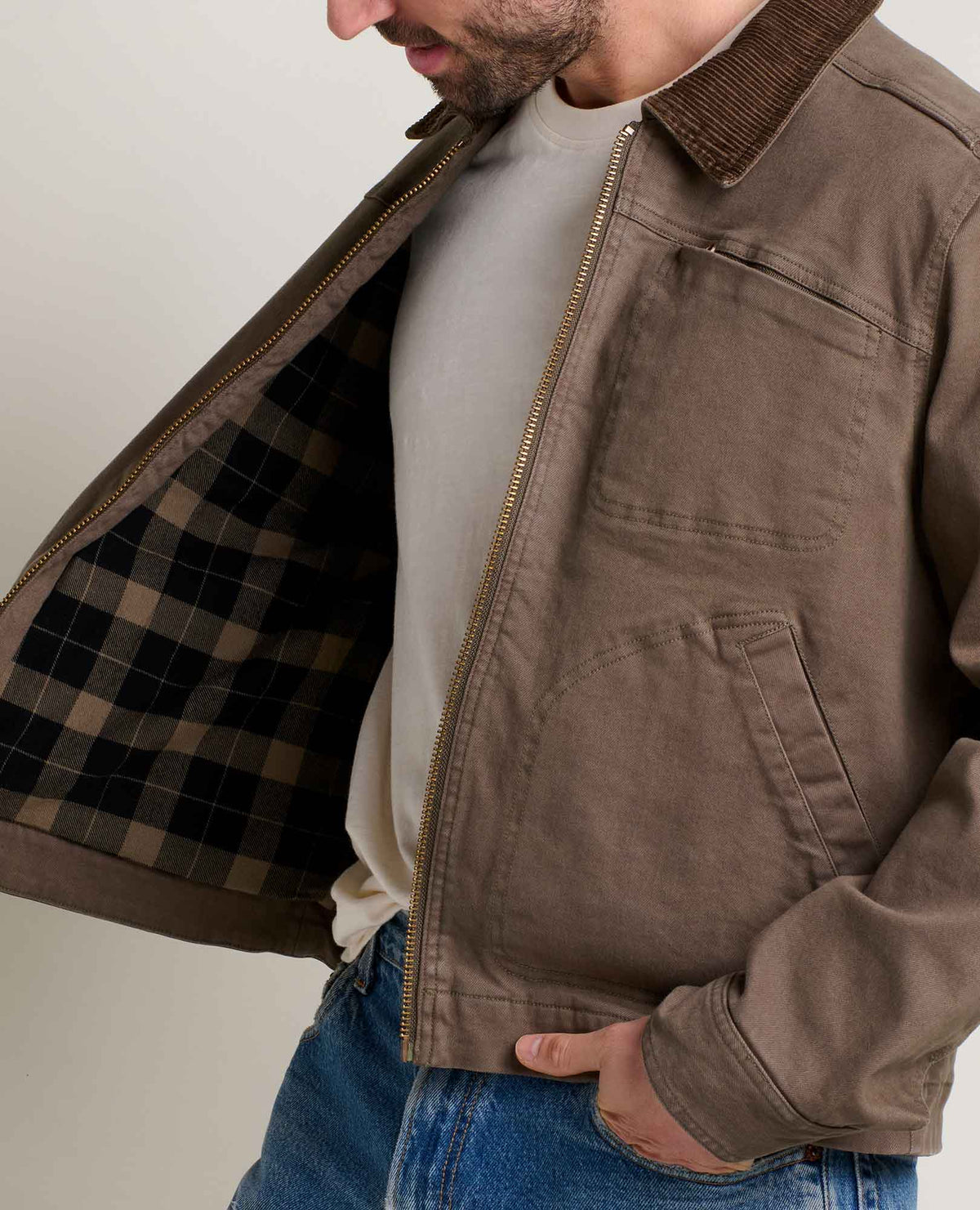 Toad&Co Men's Organic Cotton Denim Trucker Jacket